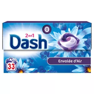 Capsules Lessive tout en 1 Détergent Envolée d'Air 33 capsules - DASH