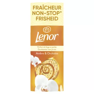 13d Ambre Orch Lenor Beads - LENOR