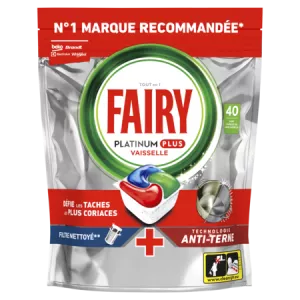 Платиновая таблетка для посудомоечной машины плюс, пока 1-тром - FAIRY
