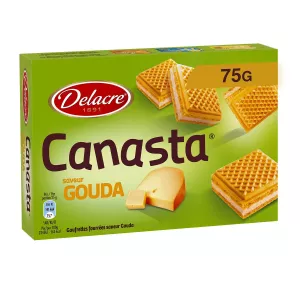 Waffles za Canasta zenye ladha ya gouda 75g - DELACRE
