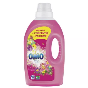 Lessive Liquide Perles de Parfum Fleurs des tropiques et Magnolia 1,35l - OMO