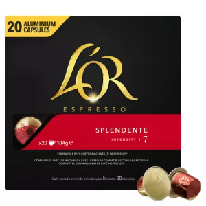 Café Splendide X20 vidonge alumini 104g - L'OR