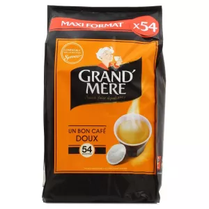 Café doux x54 dosettes 356g - GRAND' MÈRE