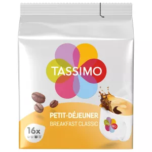 Café petit-déjeuner x16 dosettes 128g - TASSIMO
