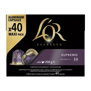 Café Supremo X40 Kapseln Aluminium 208g