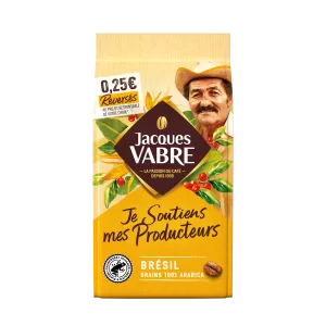 ブラジル産コーヒー豆 100% アラビカ種。 400g - JACQUES VABRE