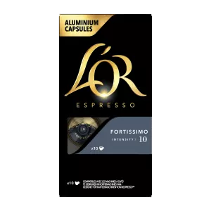 Fortissimo Espresso-Kaffeekapseln; x10; 52g - L'OR