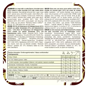 Magnum Glace Bâtonnet Mini Chocolat Blanc & Cookies 6x55ml - 270 g