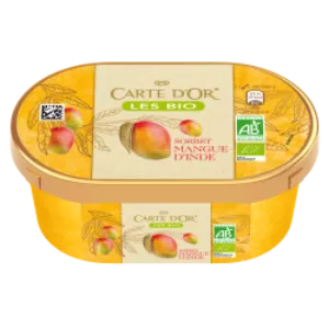 Glace sorbet mangue d'Inde BIO 300g - CARTE D'OR