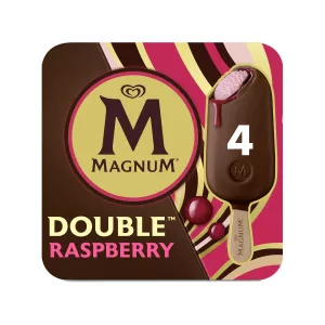 Gelato al lampone deluxe su bastoncino da 284 g - Magnum