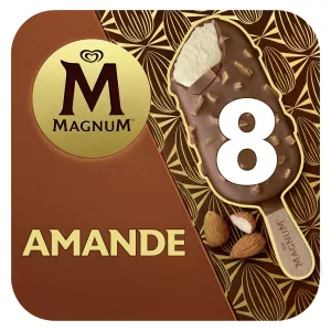 Glace Bâtonnet Amande x8 - MAGNUM