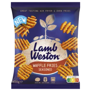 600g de Batatas Fritas Waffle Lambweston - LAMB WESTON