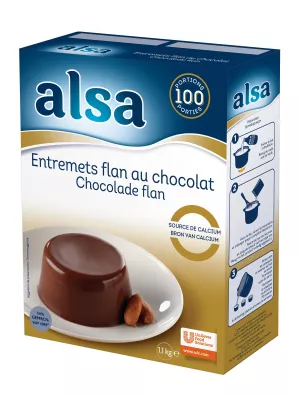 Alsa Entremets-flan Au Chocolat 1,1kg 100 Portions