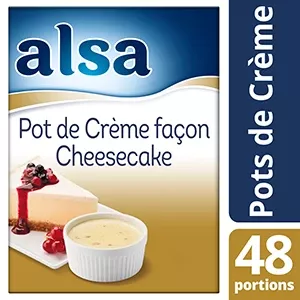 Alsa Pot De Crème Façon Cheesecake 800g 48 Portions