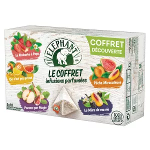 Le coffret infusions parfumées x50 96g - ELEPHANT