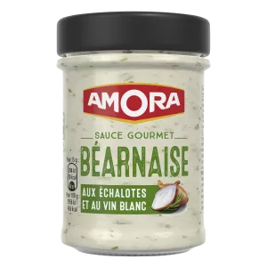 Gourmet Béarnaise Sauce with White Wine Shallots, 184 g - AMORA