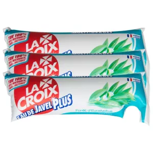 Eau de javel forêt d'eucalyptus 3x250ml - LA CROIX