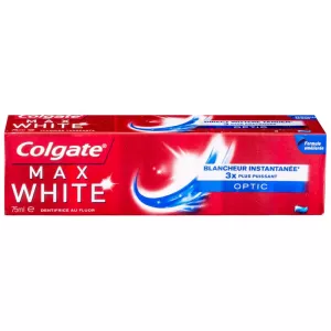 Dentifrice Max White Optic blancheur instantanée 75ml - COLGATE