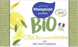 Bio-Seife mit Zitronen- und Eisenkrautduft, 100 g - MONSAVON