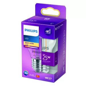 Led Cla Sphe 25w P45 E27 Ww B1