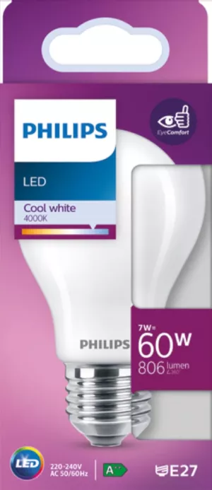 Led Cla Std 7 5-60w A60 E27 B1