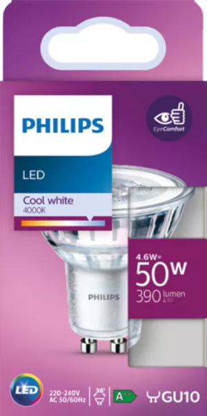 Led Classic 4 6-50w Gu10 Cw B1