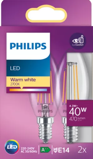 Led Classic 40w B35 E14
