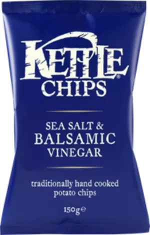 Chips muối biển dấm balsamic, 130g x10 - KETTLE