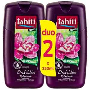 Gel douche orchidée 2x250ml - TAHITI