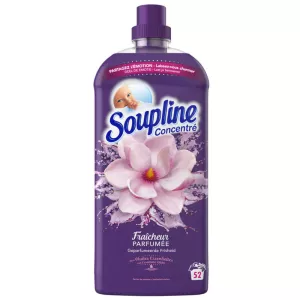 Adoucissant concentré fraîcheur parfumée aux huiles essentielles, 52 lavages 1.2l - SOUPLINE