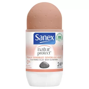 Natur Protect Roll-on Deodorant with Alum stone for sensitive skin 24 hours - SANEX