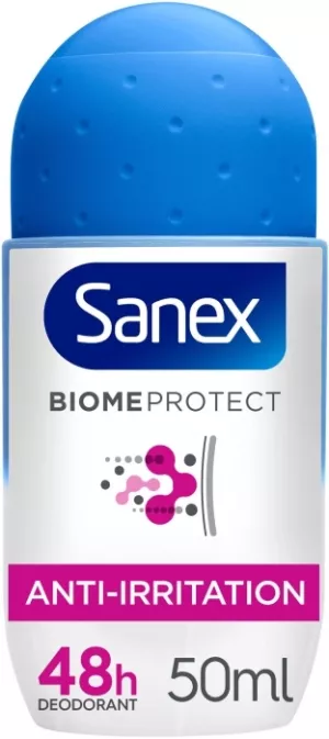 ШАРИКОВЫЙ SANEX 48H BIOME ЗАЩИТА ДЕРМО, ПРОТИВ РАЗДРАЖЕНИЯ - SANEX