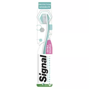 Escova de dentes extra macia com proteção contra sensibilidade - Signal