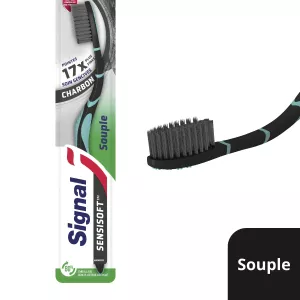 Brosse à dents Sensisoft Charbon Souple - SIGNAL