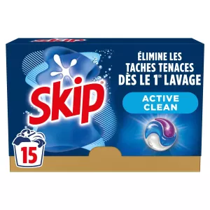 Lessive Kapsel Ultimate Active Clean 3en1 X15 - Skip