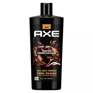 3 trong 1 Dark cám dỗ 700ml Gel tắm nam - Axe