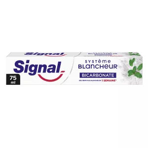 बाइकार्बोनेट व्हाइटनिंग सिस्टम टूथपेस्ट 75 मि.ली - Signal