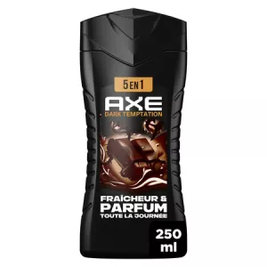 Gel di doccia umana Dark Tentation 5 in 1 Fresimo e profumo 24 ore 250 ml - Axe