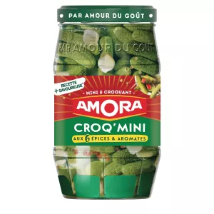 Augurken Met 6 Specerijen En Kruiden 205g - Amora
