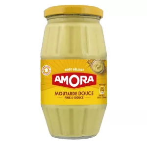 Fine and soft mustard, 435g - AMORA