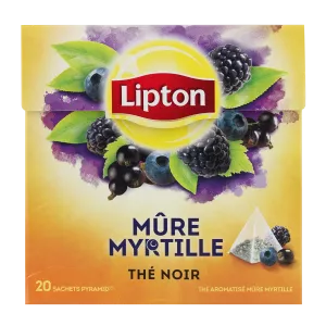 Trà việt quất đen, 20s, 36g - LIPTON
