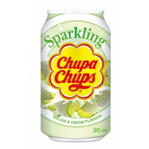 Boisson Gazeuse Goût Melon Crème,345ml x24 - CHUPA CHUPS