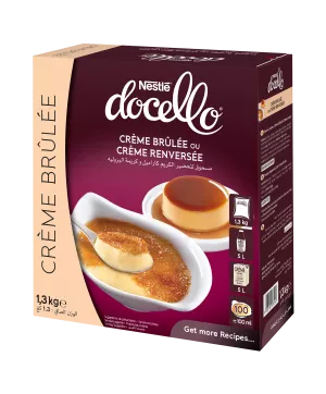 Préparation pour Crème Brûlée ou Crème Renversée 1,3kg - DOCELLO