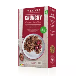 Crunchy Choco. Cerise Bio 325g