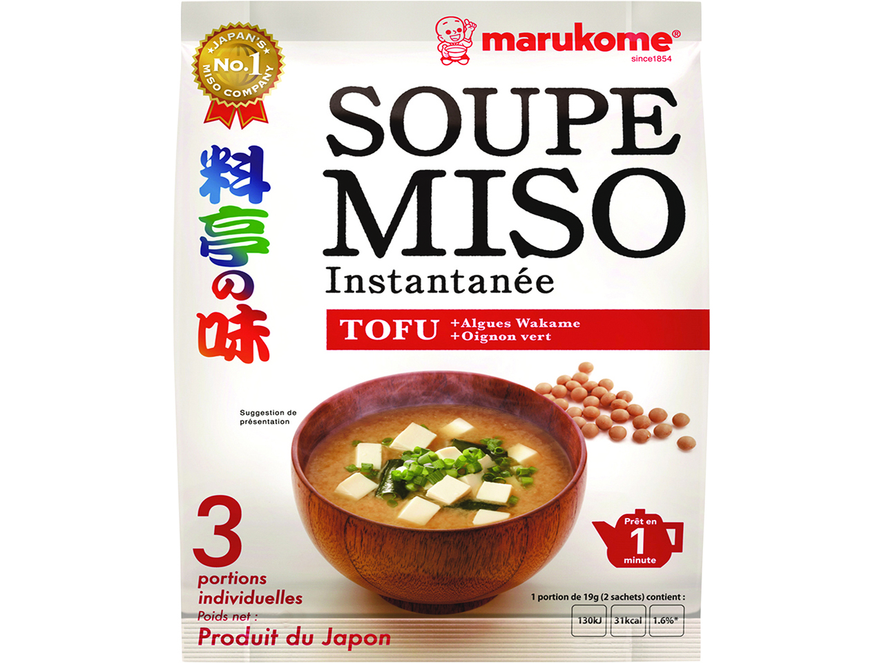 汤味噌豆腐 Nl/fr 57g - Marukome