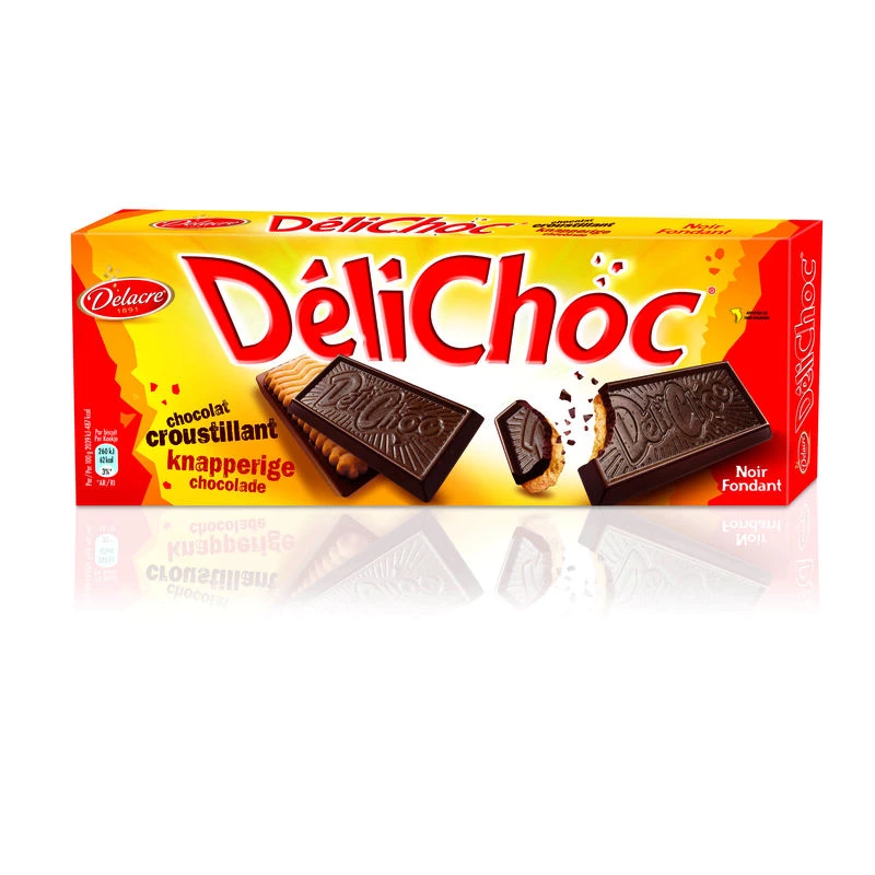 Délichoc dunkle Schokoladenkekse 150g - DELACRE