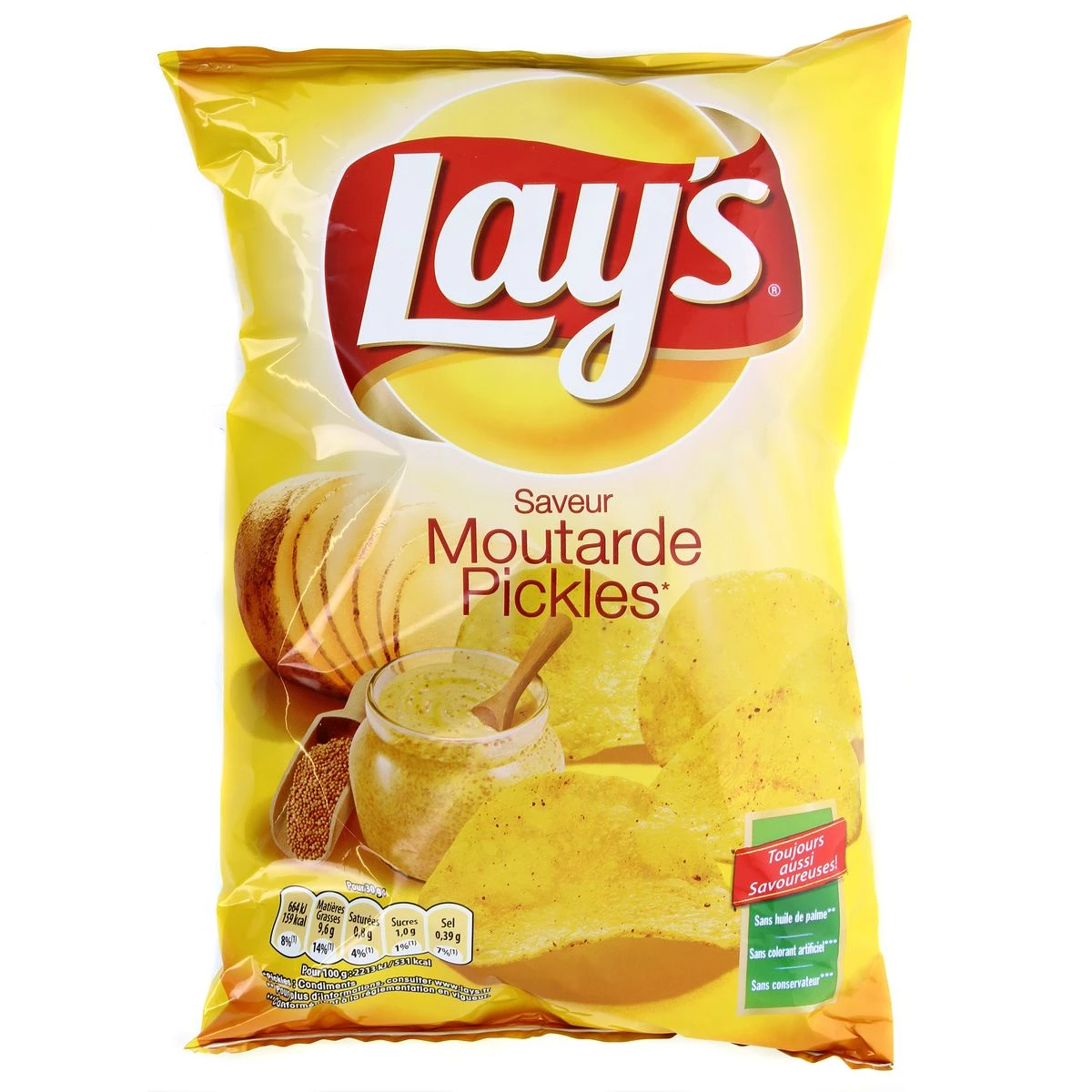 Chips goût moutarde pickles 130g - LAY'S