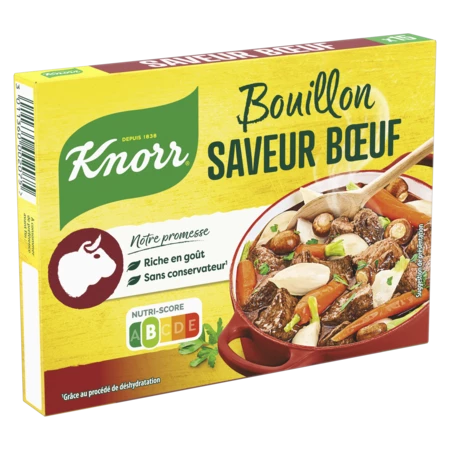 15 Tab 150g Bouill Boeuf Knorr