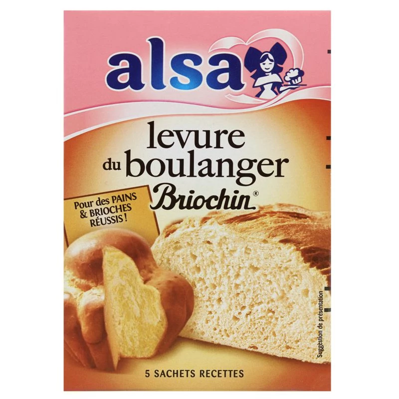 Briochin Baker's Yeast. 5x5.5g - ALSA