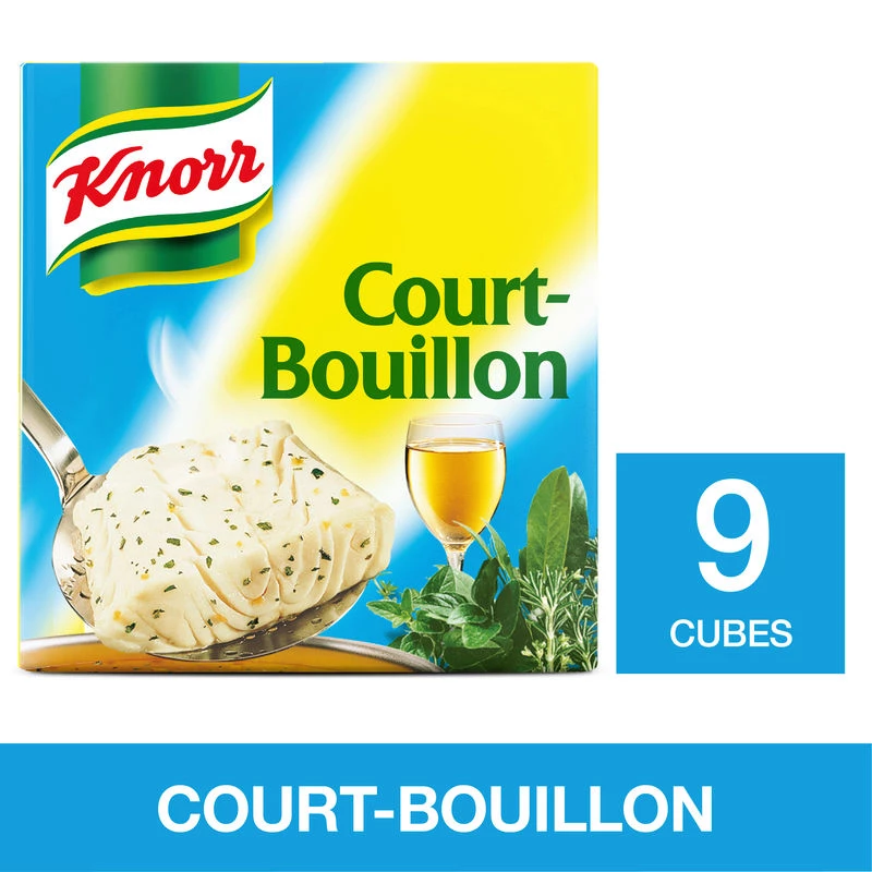 Court-bouillon fines herbes & vin blanc x9 - KNORR